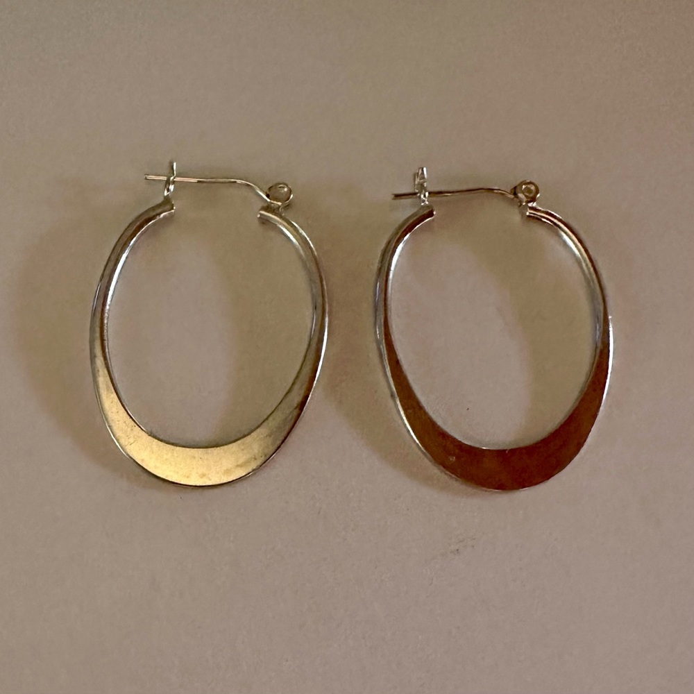 Silpada “Back to Basics” Silver Hoop Earrings